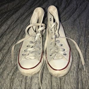 women’s white converse size 7